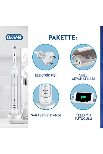 Oral-B Şarjlı Genius Pro 10000 Dragonfly White