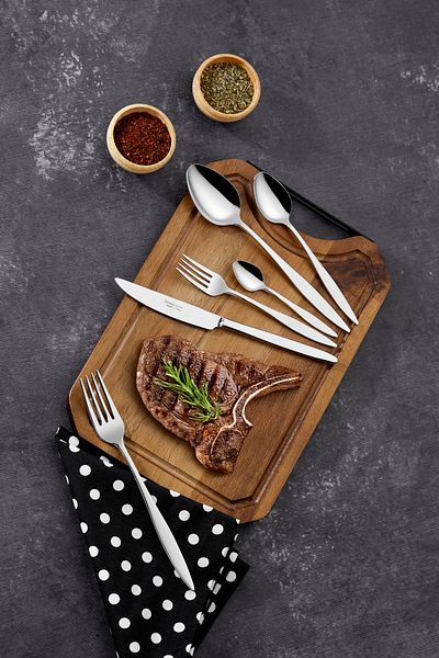 İMMO HOME 12-Person Immo Lale 72-Piece Fork Spoon Knife Set