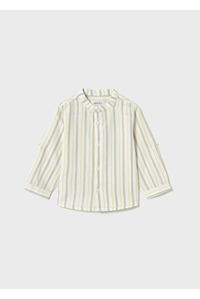 MAYORAL قميص بيبي بوي ماو بياقة طويلة الأكمام 1115