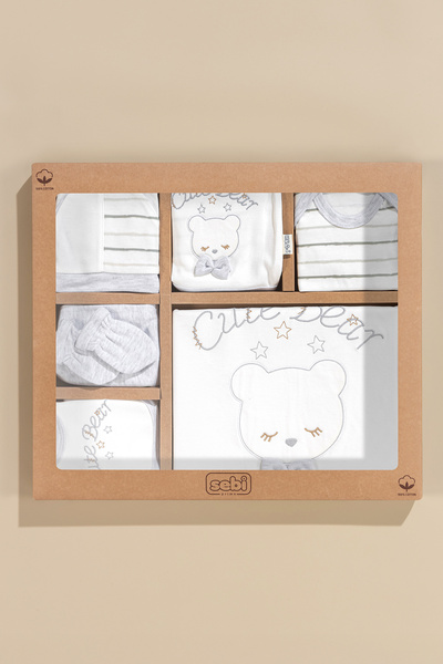 Sebi Yenidoğan 10 Parça Hastane Çıkışı Takım Cute Bear