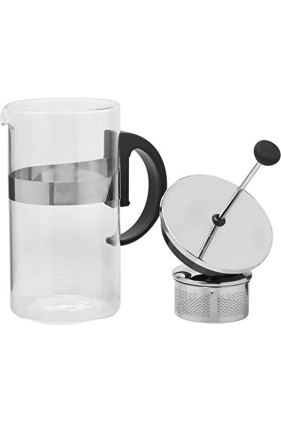 Trust Pro Borosilicate Glass Tea Maker, 1000 ml, Clear ( ASK323 )