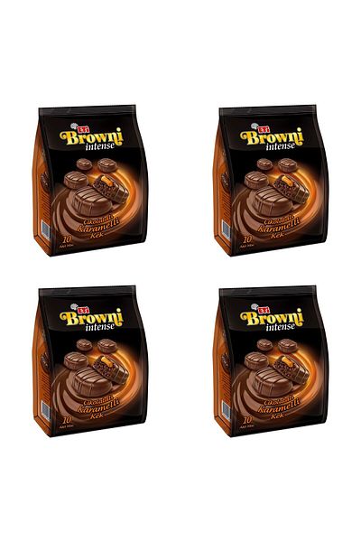 Eti 4-Pack Meat Browni Intense Mini Caramel 160 Gr.