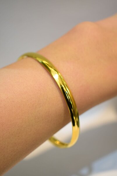 Yenigün Kuyumculuk Hediyelik Yatırımlık Düz Model (5 Mm) Altın Bilezik