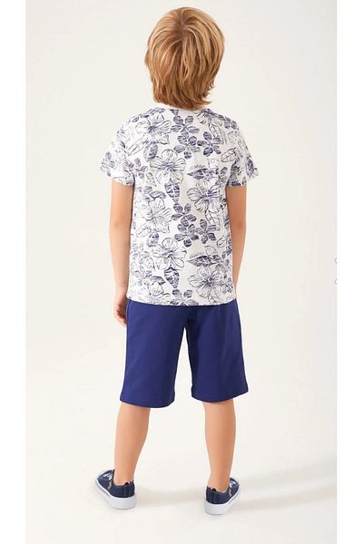 U.S. Polo Assn. Boy, Licensed, Uspa, Navy T-Shirt Bermuda Suit