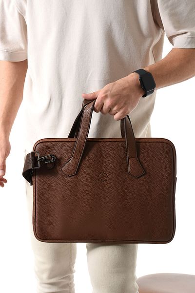 By Hakan Unisex Λεπτή θήκη για έγγραφα και φορητό υπολογιστή πάνω από το WEST POLO 6078