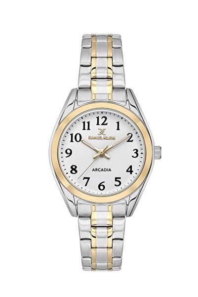 Daniel Klein Dk102-dk.1.13689-3 Altın Kaplama Rakamlı Kadın Kol Saati