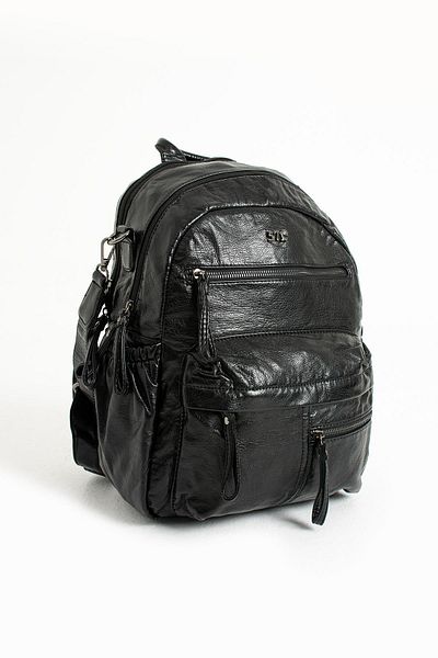 571 Collections Çanta Smart Leather Backpack with USB Input and Carrying Pocket - Charging Cable
