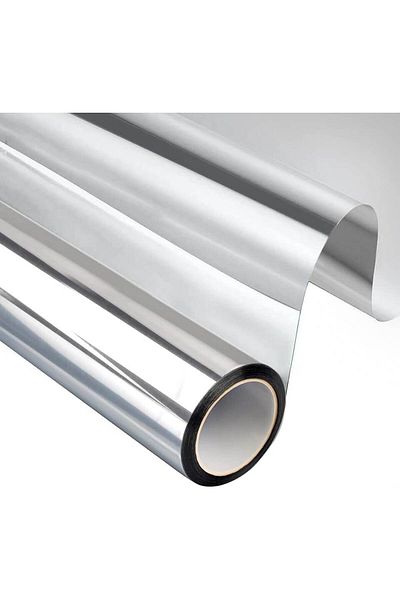 BLACK MASTER Mirrored Window Film (30 cm X 30 Meters) Thermal Insulation - Home - Office - Balcony