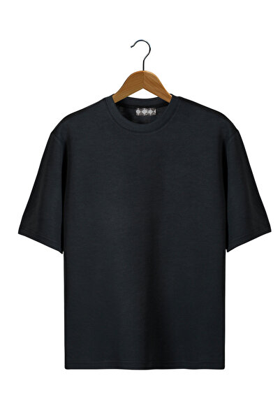 Terapi Men Μπλουζάκι Anthracite Oversize με λαιμόκοψη ποδηλάτου