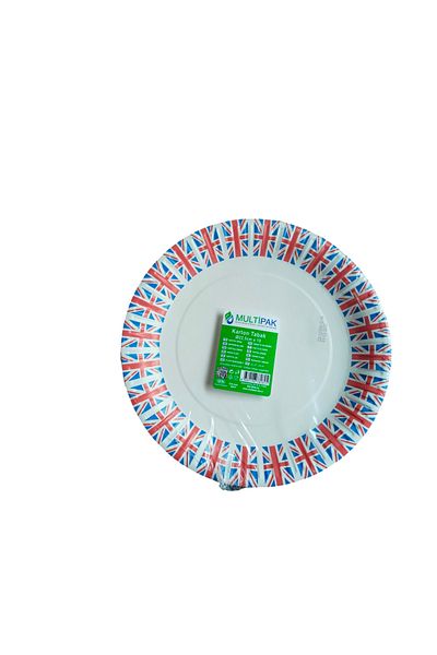MERT AMBALAJ ÜRÜNLERİ 22.5cm Cardboard Plate 50Pcs