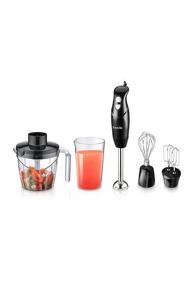 SAACHİ Saachi 5 in 1 Hand Blender with 600ml 200W NL-CH-4267 - Black