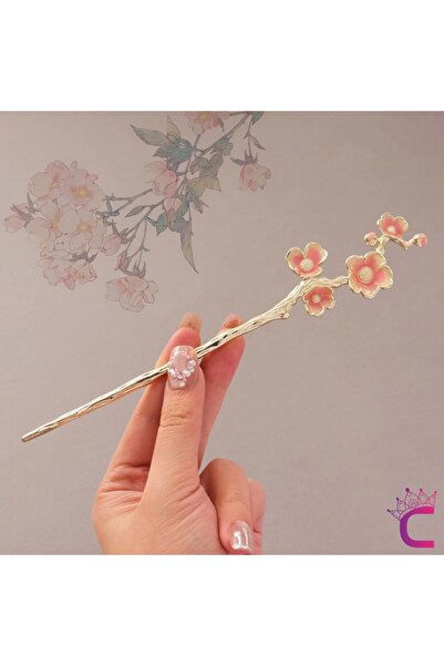Cinderella Stick japonez de 18 cm - Agrafă pentru coc de păr din metal pentru...