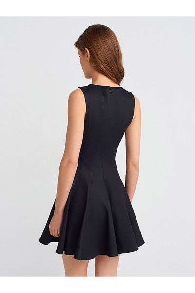 Dilvin 91388 Godeli Dress-Black