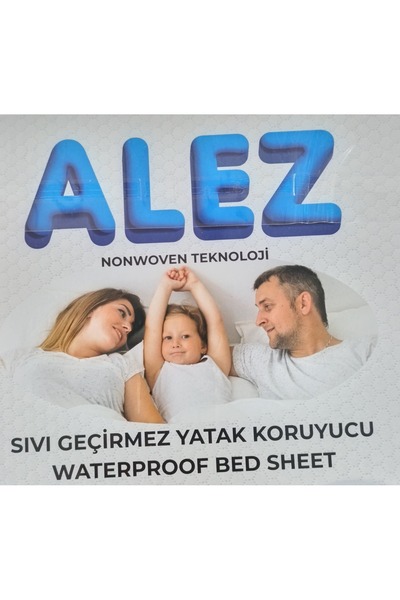 aktartekstil Alez Çift Kişilik Nonwoven Teknoloji Sıvı Geçirmez Yatak Koruyucu