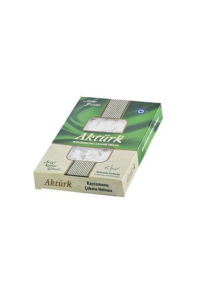 Aktürk Kastamonu Pull Halva Plain and Pistachio 250 Gr Mixed Pack of 2