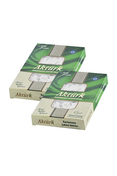 Aktürk 250 Gr X 2 Pieces Kastamonu Pull Halva Pistachio
