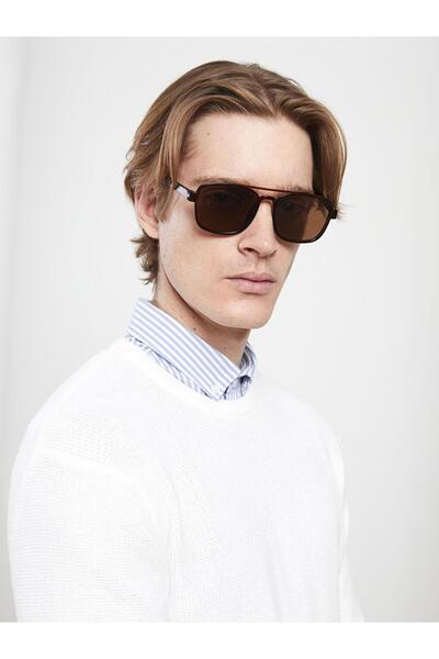 LC Waikiki Ανδρικό πλεκτό πουλόβερ με μακρυμάνικο λαιμόκοψη (W2)