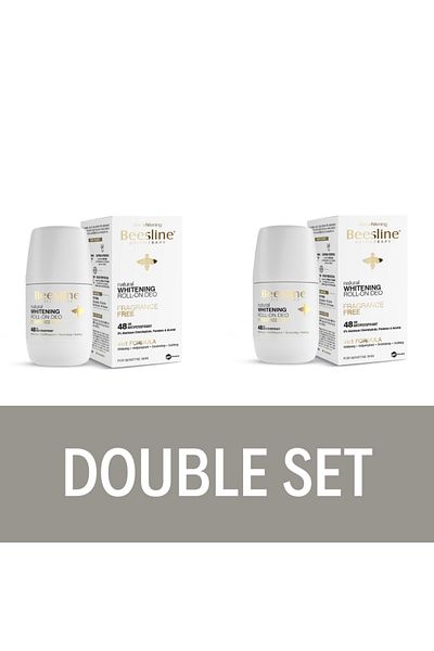 Beesline مزيل العرق المبيض الخالي من العطور x2