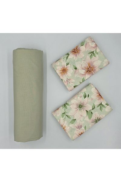 pınarhome collectıon الموسم الجديد - قطن عضوي 100%، رمل ناعم وشرفة مرنة + غطاء وسادة عمق الزاوية 28-30 سم