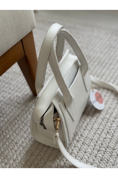 BAGLOVİS GEANT DE UMĂR MIC, MINIMAL ȘI ELEGANT, ALB