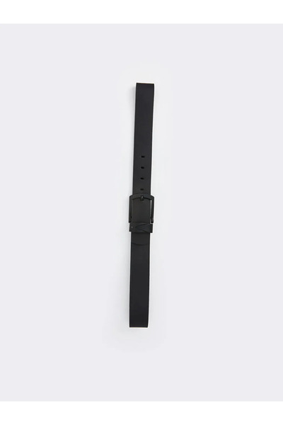 LC Waikiki LCW ACCESSORIES Μαύρη δερμάτινη ανδρική ζώνη