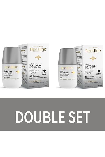 Beesline Whitening Roll-On Deodorant - Invisible Touch x2