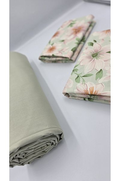 pınarhome collectıon الموسم الجديد - قطن عضوي 100%، رمل ناعم وشرفة مرنة + غطاء وسادة عمق الزاوية 28-30 سم