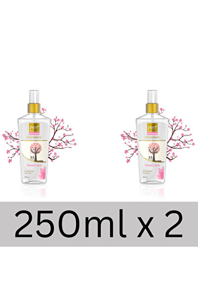 PURE BEAUTY معطر الجسم سويت لوف (للنساء) 250 مل × 2