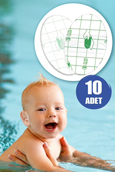 Soillium 10 Adet Su Şampuan Sabun Geçirmez Bebek Çocuk Kulak Koruyucu Bant Ba...
