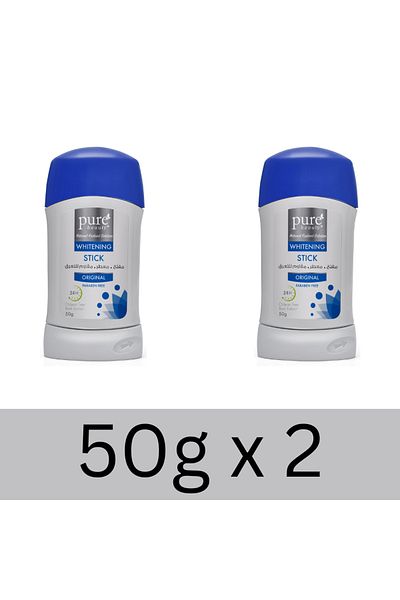 PURE BEAUTY Whitening  Antiperspirant Deodorant Stick original 50gr x2