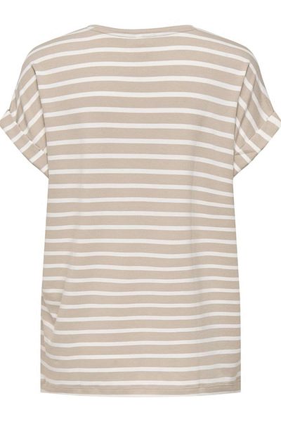 ONLY Onlmoster V-Neck Top Fabric Stone