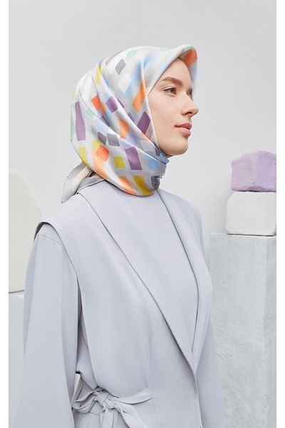 Armine 2025 Άνοιξη Καλοκαίρι Σεζόν 100% Twill Silk Scarf 9341dm 06