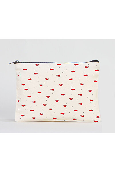 Boom town MAKEUP Bez Makyaj Çantası, Kalemlik, El Çantası,Bez Çanta,Cüzdan,Ba...