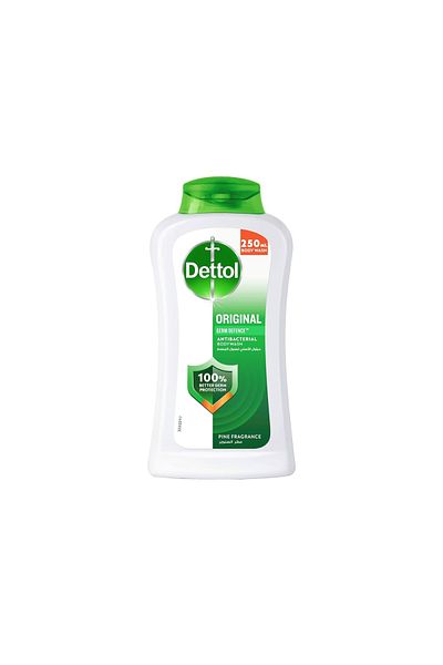 Dettol Body Wash 250ml Original Green 9394 --- Dettol Body Wash 250ml Original Green