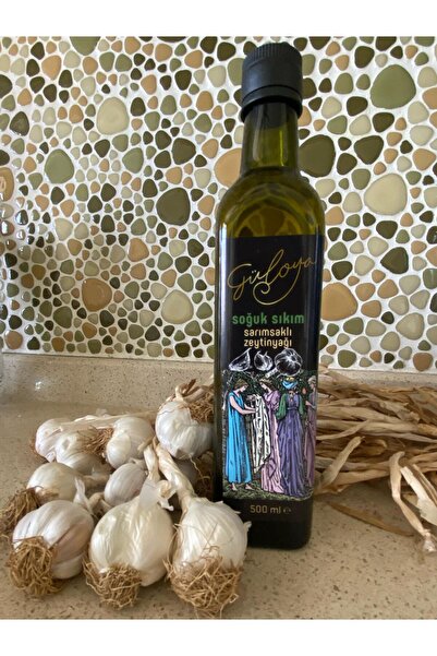 güloya Özel Çeşit: Soğuk Sıkım Sarımsaklı Zeytinyağı 0.5lt