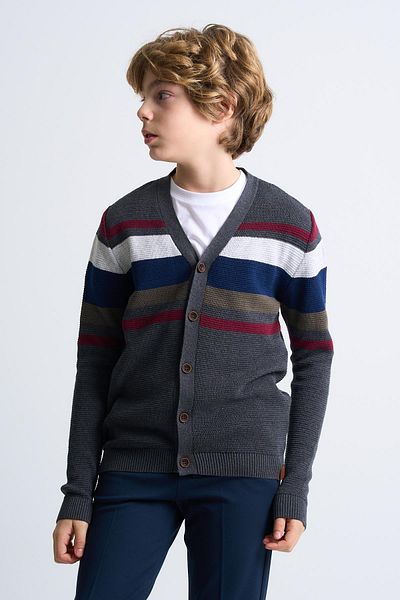 ALEXANDERGARDI Buttoned Children's Knitwear Cardigan (C20-18367)