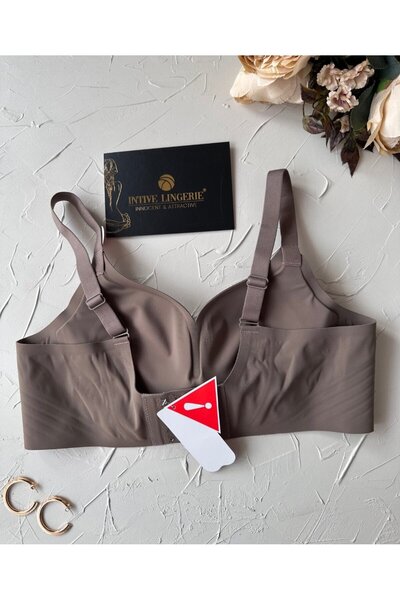 İntive Lingerie Marie Imported Seamless Underwire Supported Gatherer Παχύ λουράκι C Cup Ποιοτικό σουτιέν