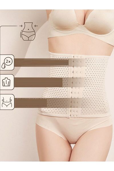 MİSTİRİK Ulyana Model Ușor Util Latex Corset Sport Burtă Corset Anti-lăsare Culoarea pielii