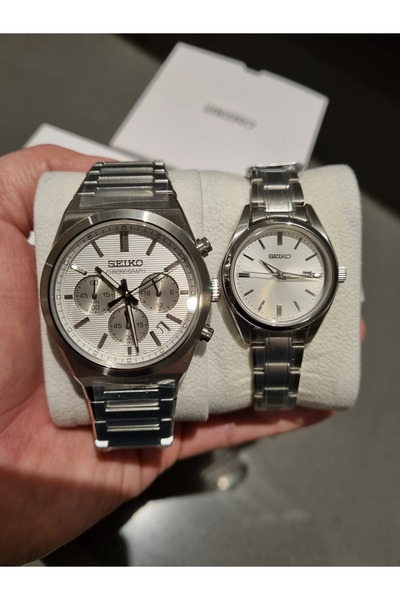 Seiko Dear Wristwatch - Fermiton Metallic Colored Steel Bracelet 2 Li