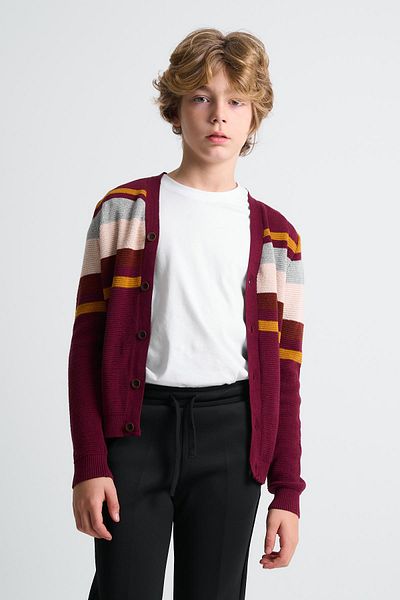 ALEXANDERGARDI Buttoned Children's Knitwear Cardigan (C20-18367)