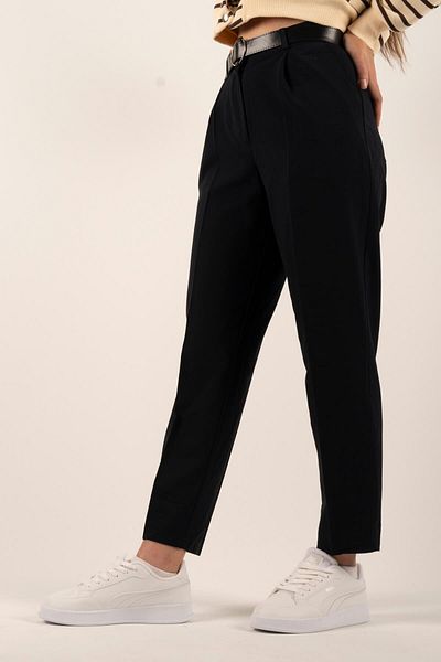İKLİM LİFE Elastic Waist Belted Trousers