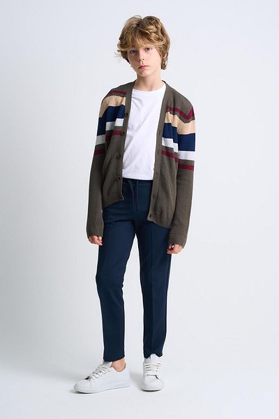 ALEXANDERGARDI Buttoned Children's Knitwear Cardigan (C20-18367)