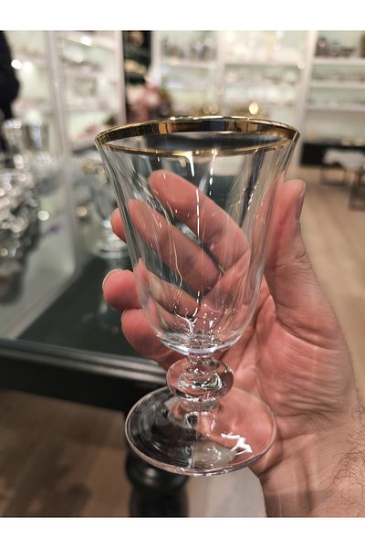 Paşabahçe Sofia Gilded 6-Piece Pandora's Box - Coffee and Water Glasses