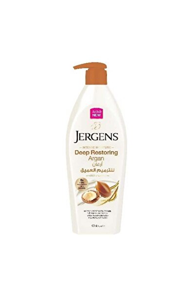 Jergens Lotion 400ml Deep Restoring Argan (258488) --- جرجينز لوشن 400مل ترمي...