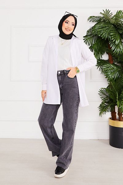 EBRUTESETTÜR Cut Leg Hijab Trousers