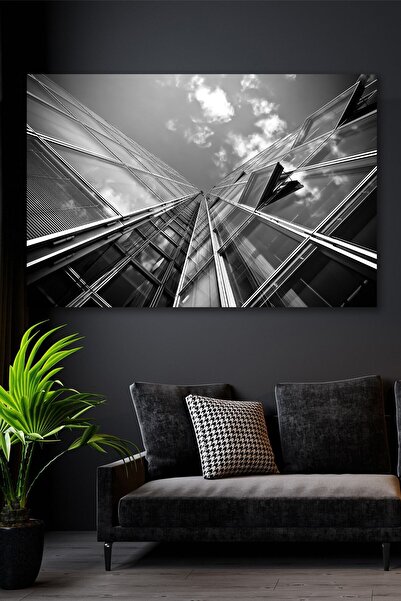 Hediyeler Kapında Plaza Kanvas Duvar Tablo 70x100