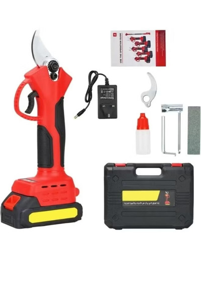 Denx Pruning Shears Electronic Pruner | 500W Rechargeable Battery Powered Tree and Plant Trimming