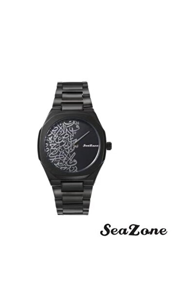 Seazone Fashionable men's watch made of stainless steel, waterproof