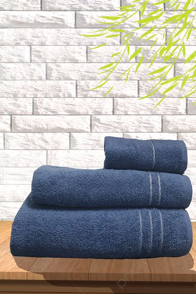 S&R Set de prosoape de baie din bumbac 100% din 3 piese - Set de prosoape de baie turceasca