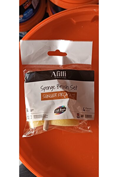 Filli Boya A Sünger Fırça Seti 4 Lü (ponpon Fırça )